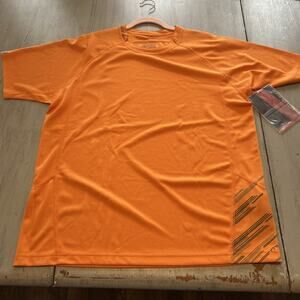 NWT Bontrager Rhythm Short Sleeve Jersey Orange Gray Men’s Sz XL Cycling Shirt